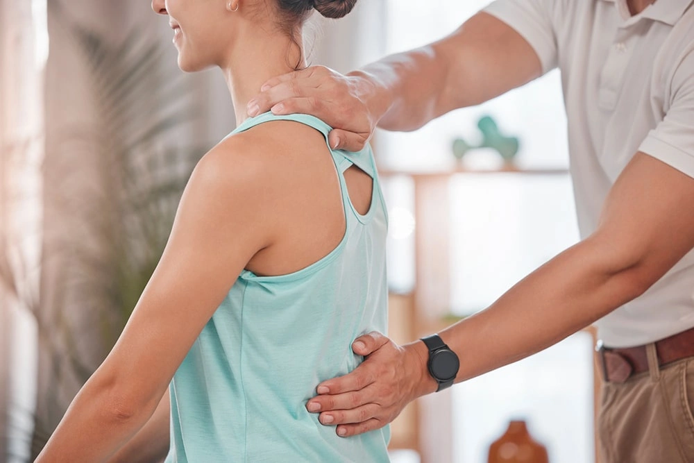 chiropractor-consultation-and-woman-in-physical