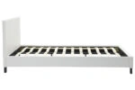 Κρεβάτι Nevil  150x200 PU χρώμα λευκό ματ