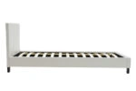 Κρεβάτι Nevil 100x200 PU χρώμα λευκό ματ