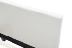Κρεβάτι Nevil 100x200 PU χρώμα λευκό ματ