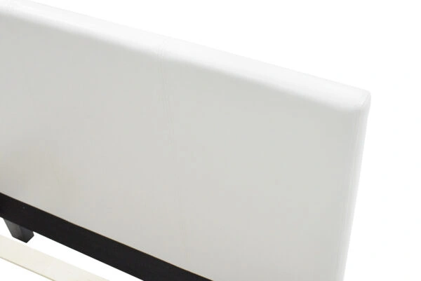 Κρεβάτι Nevil 100x200 PU χρώμα λευκό ματ