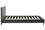 Κρεβάτι Nevil  150x200 PU χρώμα μαύρο ματ