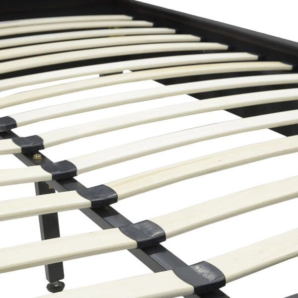 Κρεβάτι Nevil  150x200 PU χρώμα μαύρο ματ