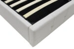 Κρεβάτι Roi 160x200 PU λευκό ματ + αποθηκευτικό χώρο