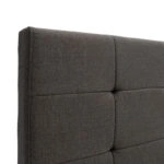 Κρεβάτι Roi  160x200 ύφασμα ανθρακί + αποθηκευτικό χώρο