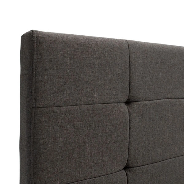 Κρεβάτι Roi  160x200 ύφασμα ανθρακί + αποθηκευτικό χώρο