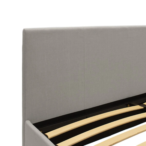 Κρεβάτι Norse ύφασμα γκρι με αποθηκευτικό χώρο 160x200εκ