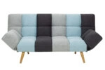 Καναπές - κρεβάτι 3θέσιος Freddo  με ύφασμα πολύχρωμο 182x81x84εκ
