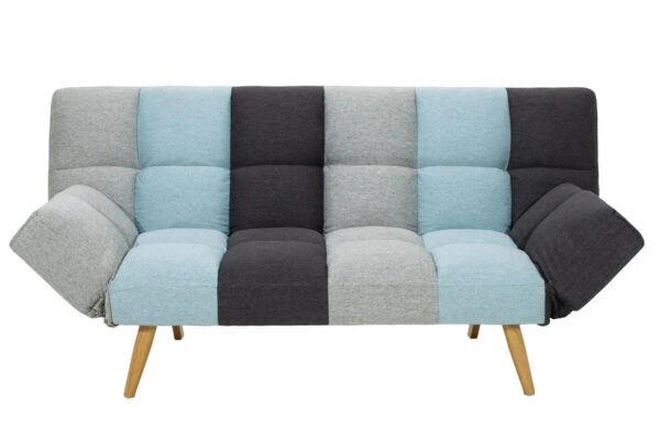 Καναπές - κρεβάτι 3θέσιος Freddo  με ύφασμα πολύχρωμο 182x81x84εκ