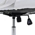 Καρέκλα γραφείου διευθυντή Sonar pu σε λευκή απόχρωση