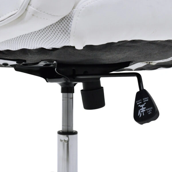 Καρέκλα γραφείου διευθυντή Sonar pu σε λευκή απόχρωση