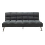 Καναπές-κρεβάτι Rebel 3θέσιος με ύφασμα ανθρακί 189x92x82εκ