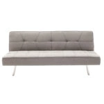 Καναπές-κρεβάτι Travis  3θέσιος ύφασμα γκρι 175x83x74εκ