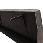 Καναπές-κρεβάτι Success 3θέσιος βελούδο γκρι-μπεζ 190x80x84εκ