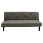 Καναπές-κρεβάτι Breathe ύφασμα ανθρακί 167x77x73εκ