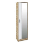 Ντουλάπα ρούχων Astra μονόφυλη χρώμα sonoma-λευκό 50x32x182εκ