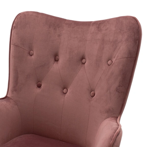 Καρέκλα γραφείου διευθυντή Kido με βελούδο σάπιο μήλο