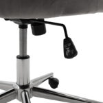 Καρέκλα γραφείου διευθυντή Kido με βελούδο γκρι