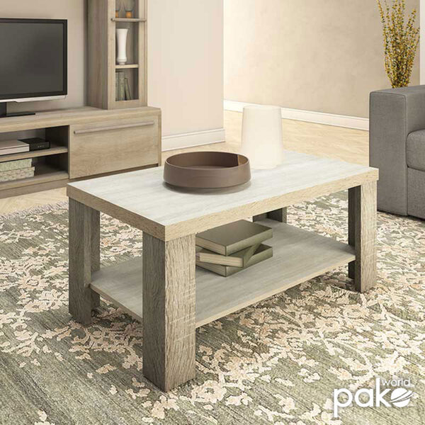 Τραπέζι σαλονιού RIANO  χρώμα sonoma 89,5x49,5x42,5εκ