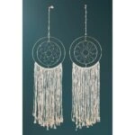 Διακοσμητικό Κρεμαστό ArteLibre Μάτι Κρεμ/Χρυσό Μέταλλο/Ύφασμα 0.5x21x80cm Σε 2 Σχέδια