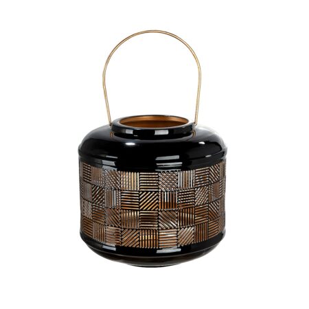 Φανάρι Μαύρο Μέταλλο 20cm
