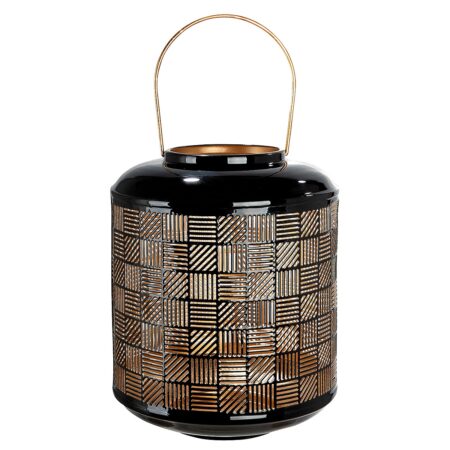 Φανάρι Μαύρο Μέταλλο 28cm