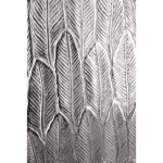 Βάζο Φτερά Ασημί Αλουμίνιο 6x18x28.5cm