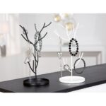 Μπιζουτιέρα Δέντρο  Λευκό Μέταλλο 17x14x27cm