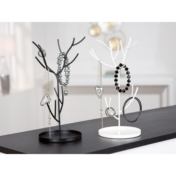 Μπιζουτιέρα Δέντρο  Λευκό Μέταλλο 17x14x27cm