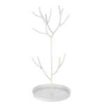 Μπιζουτιέρα Δέντρο  Λευκό Μέταλλο 17x14x27cm