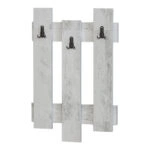 Κρεμάστρα Nix Wave χρώμα λευκό antique 45x3.5x66εκ