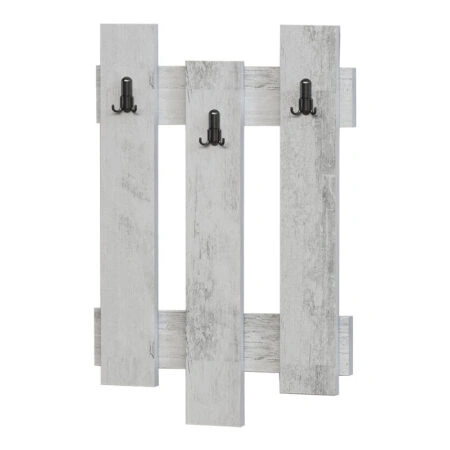 Κρεμάστρα Nix Wave  χρώμα λευκό antique 45x3.5x66εκ