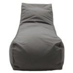 Πουφ ξαπλώστρα Lara  αδιάβροχο ανθρακί