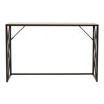 Κονσόλα Ivy χρώμα καρυδί-μαύρο 120x35x75εκ