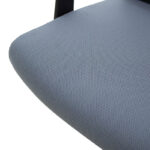 Καρέκλα γραφείου Ghost  με ύφασμα mesh χρώμα μαύρο - γκρι