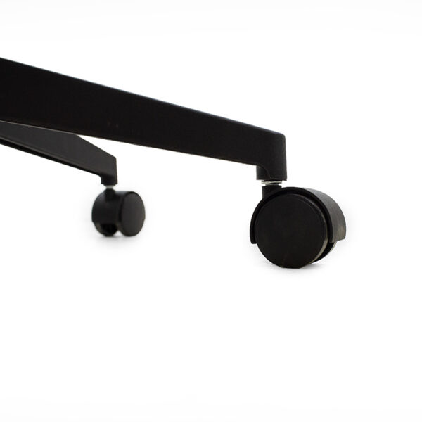 Καρέκλα γραφείου Ghost  με ύφασμα mesh χρώμα μαύρο - γκρι