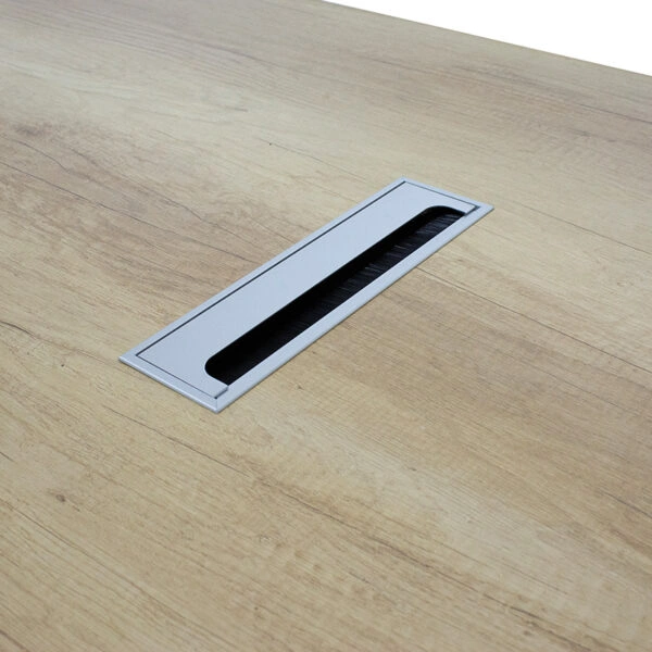 Γραφείο εργασίας επαγγελματικό Minimal δεξιά γωνία φυσικό 200x170x75εκ