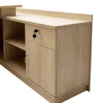 Γραφείο εργασίας επαγγελματικό Amazon  δεξιά γωνία χρώμα sonoma 180x160x76εκ