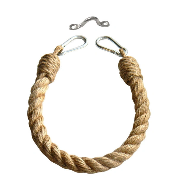 Κρεμάστρα - χαρτοθήκη τοίχου PWF-0226 μεταλλική με σχοινί 12x3x38εκ