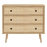 Συρταριέρα Oslo 3ων συρταριών sonoma 90x39x79εκ