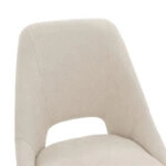 Καρέκλα Initiate  ύφασμα cream-πόδι μαύρο