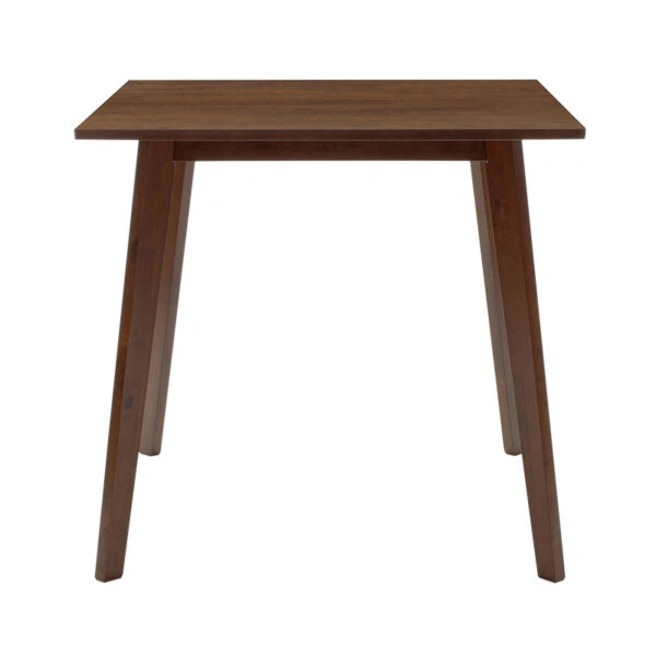 Τραπέζι Benson  MDF σε καρυδί απόχρωση 80x80x75εκ