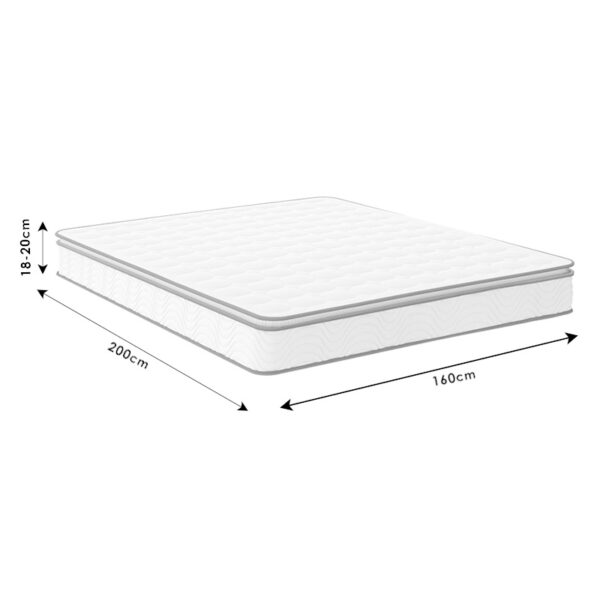 Στρώμα Perfecto  Continuous springs μονής όψης ανώστρωμα 22-24cm 160x200εκ