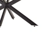 Τραπέζι Bethan sintered stone γκρι cement-μαύρο 180x90x75εκ