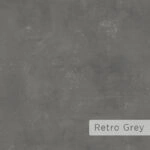 Κομοδίνο Johana μαύρο-γκρι antique 45x40x50εκ