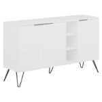 Μπουφές Clara λευκό 142x35.5x83εκ