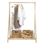 Έπιπλο εισόδου Leone φυσικό 86x38x125εκ