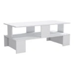 Τραπέζι σαλονιού Olly  λευκό 120x60x47εκ