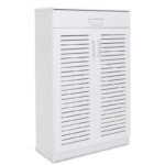 Παπουτσοθήκη-ντουλάπι SANTE  20 ζεύγων σε λευκή απόχρωση 80x37x123εκ