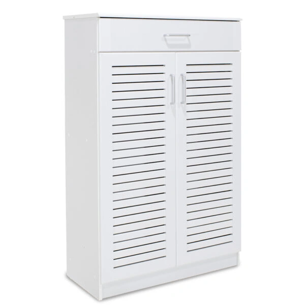 Παπουτσοθήκη-ντουλάπι SANTE  20 ζεύγων σε λευκή απόχρωση 80x37x123εκ